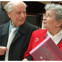 Willy Sommerfeld mit seiner Frau im Musikinstrumentemuseum